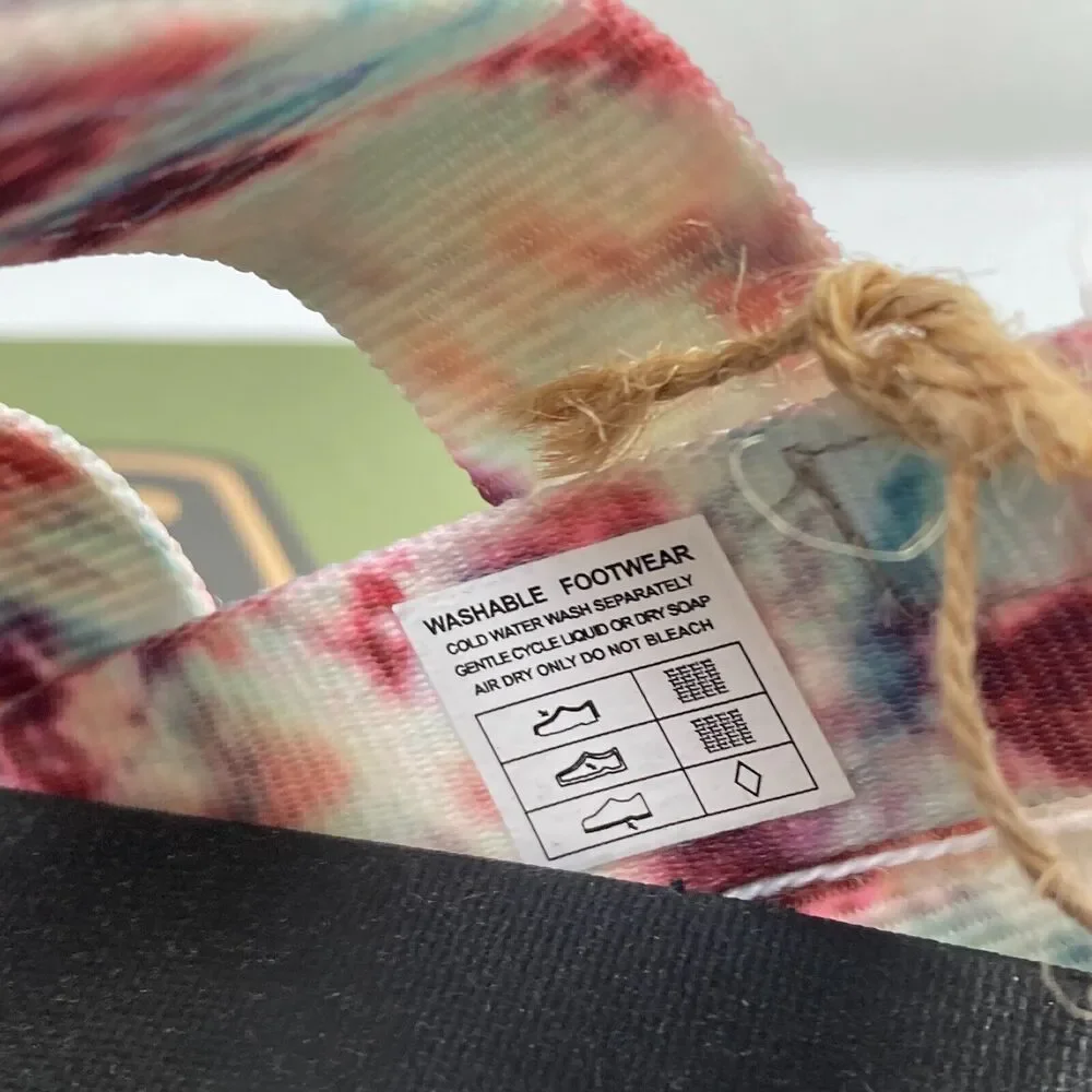 Keen Elle‎ Strappy Sandals Women's 6 Andorra Tie Dye Backstrap Casual Travel